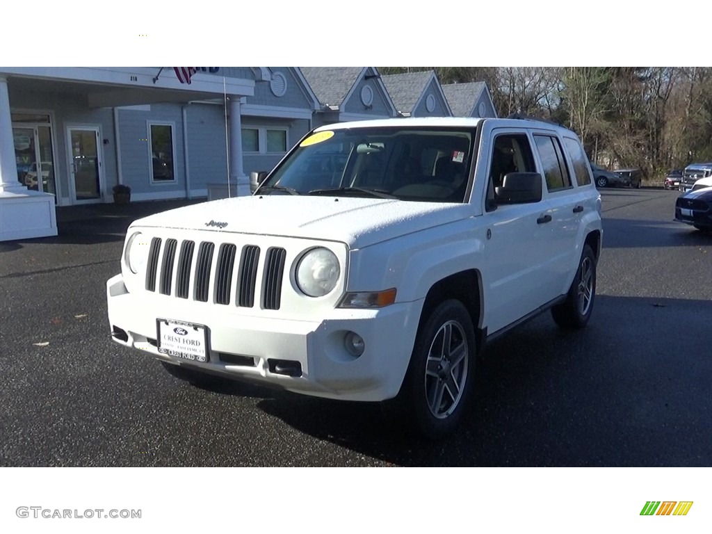 2009 Patriot Sport 4x4 - Stone White / Dark Slate Gray/Medium Slate Gray photo #3