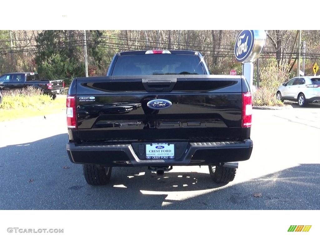 2018 F150 XL SuperCab 4x4 - Shadow Black / Earth Gray photo #6