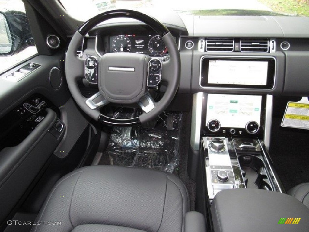 2019 Land Rover Range Rover Supercharged Ebony/Ebony Dashboard Photo #130387778