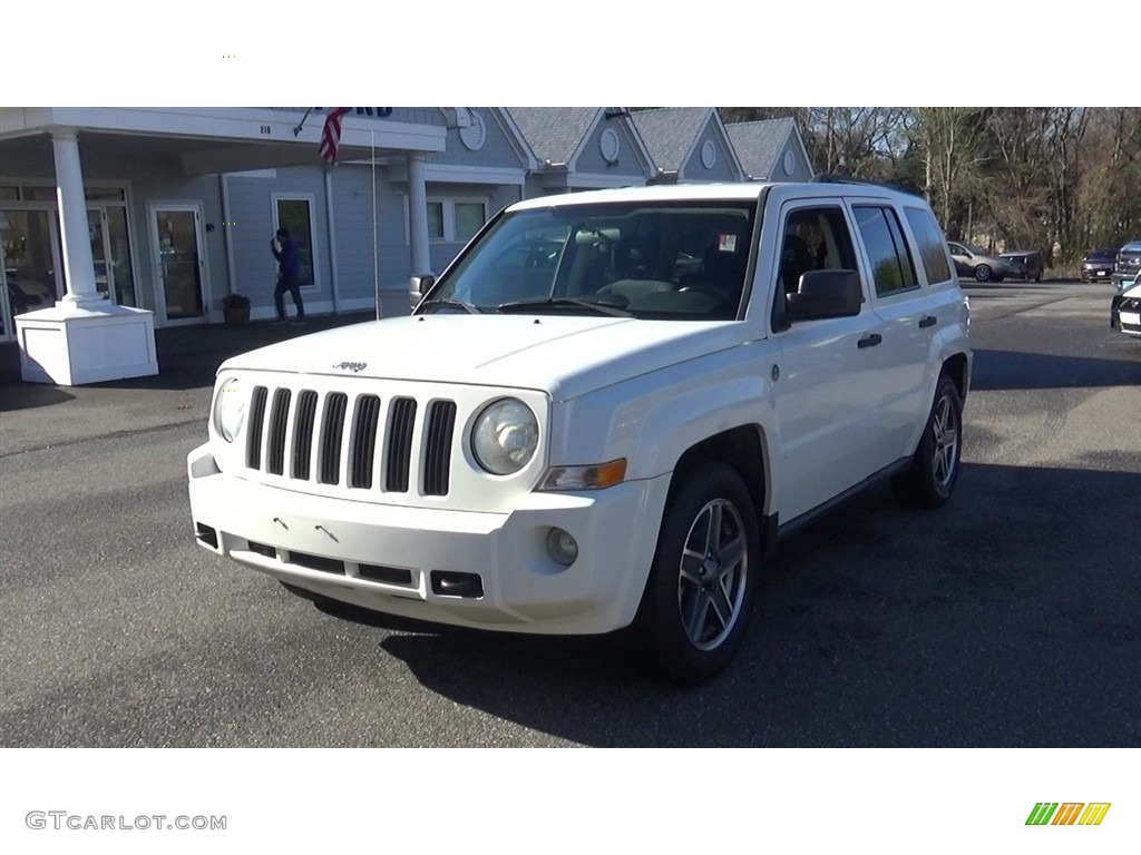 2009 Patriot Sport 4x4 - Stone White / Dark Slate Gray/Medium Slate Gray photo #3