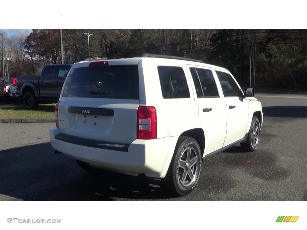 2009 Patriot Sport 4x4 - Stone White / Dark Slate Gray/Medium Slate Gray photo #7