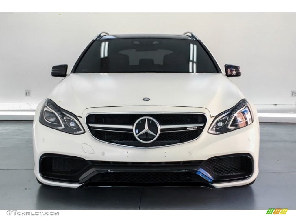 2015 E 63 AMG S 4Matic Wagon - designo Magno Cashmere White / designo Amaretto photo #2