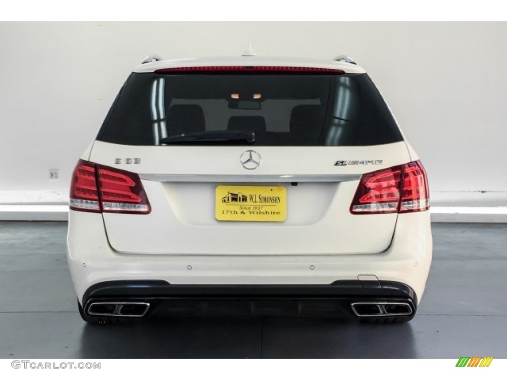 2015 E 63 AMG S 4Matic Wagon - designo Magno Cashmere White / designo Amaretto photo #3