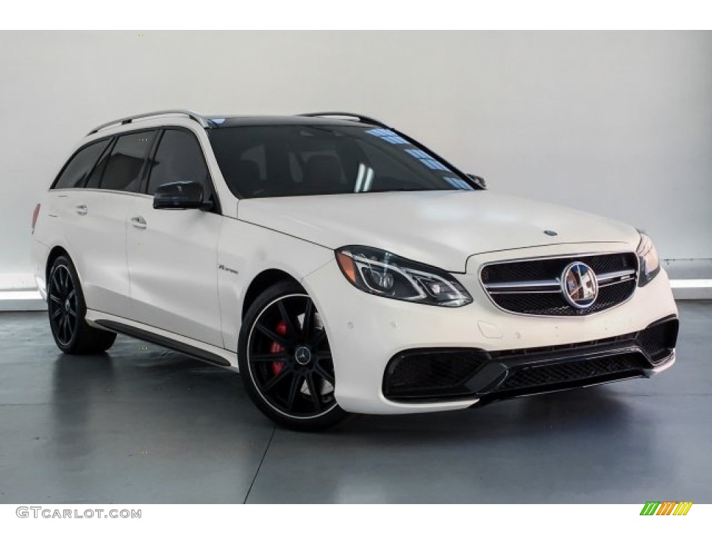 2015 E 63 AMG S 4Matic Wagon - designo Magno Cashmere White / designo Amaretto photo #14
