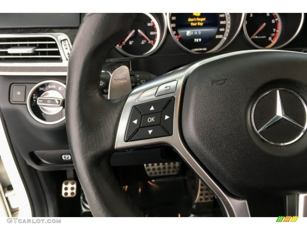 2015 Mercedes-Benz E 63 AMG S 4Matic Wagon designo Amaretto Steering Wheel Photo #130388678