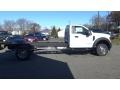 White - F550 Super Duty XL Regular Cab 4x4 Chassis Photo No. 8