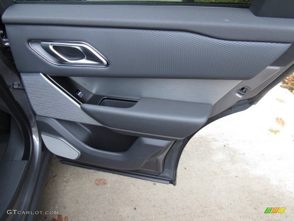 2019 Land Rover Range Rover Velar R-Dynamic SE Ebony Door Panel Photo #130389779