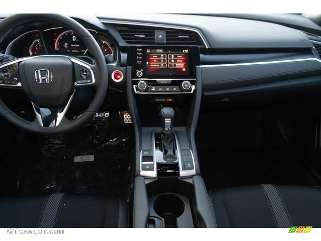 2019 Honda Civic Sport Sedan Black Dashboard Photo #130394552