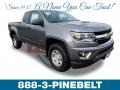 2019 Satin Steel Metallic Chevrolet Colorado WT Extended Cab 4x4  photo #1