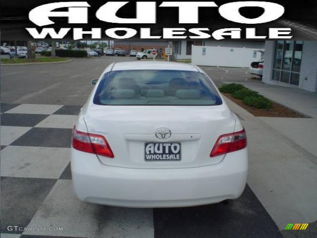 2008 Camry CE - Super White / Ash photo #3