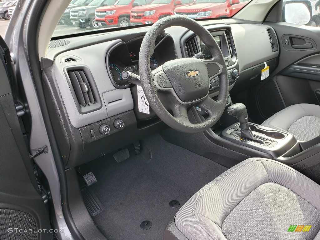 Jet Black/Dark Ash Interior 2019 Chevrolet Colorado WT Extended Cab 4x4 Photo #130396415