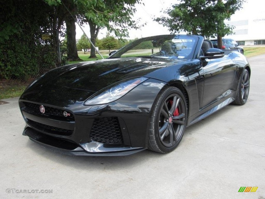 2017 F-TYPE SVR AWD Convertible - Ultimate Black / SVR Quilted Jet W/Cirrus Stitching photo #11