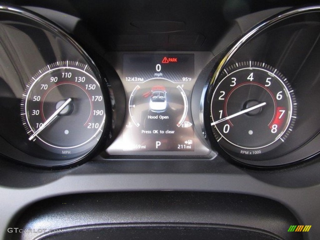 2017 Jaguar F-TYPE SVR AWD Convertible Gauges Photo #130397465