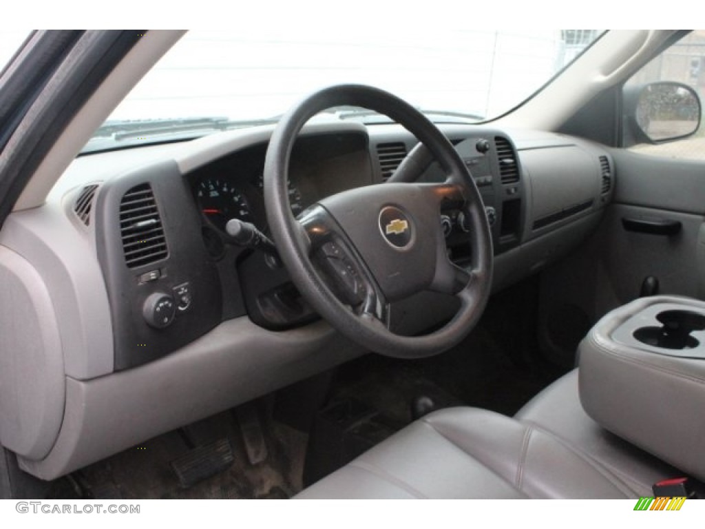 2012 Silverado 1500 Work Truck Regular Cab 4x4 - Blue Granite Metallic / Dark Titanium photo #13