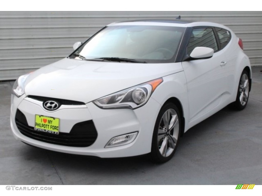 2017 Veloster Value Edition - Century White / Black photo #3