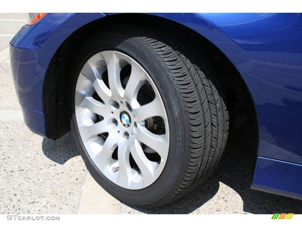 2007 3 Series 328xi Wagon - Montego Blue Metallic / Grey photo #2