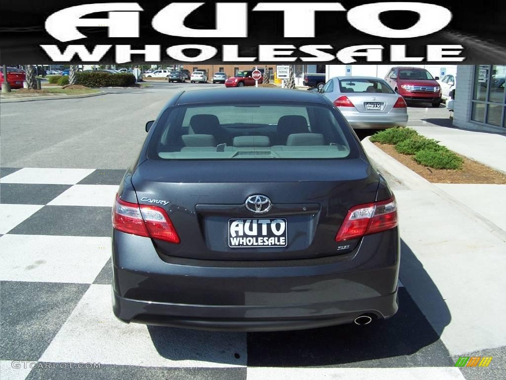 2009 Camry SE - Magnetic Gray Metallic / Ash photo #3