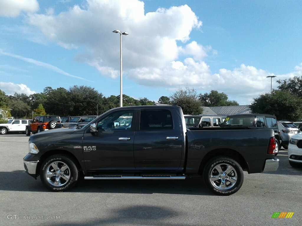 2019 1500 Classic Big Horn Crew Cab - Granite Crystal Metallic / Black/Diesel Gray photo #2