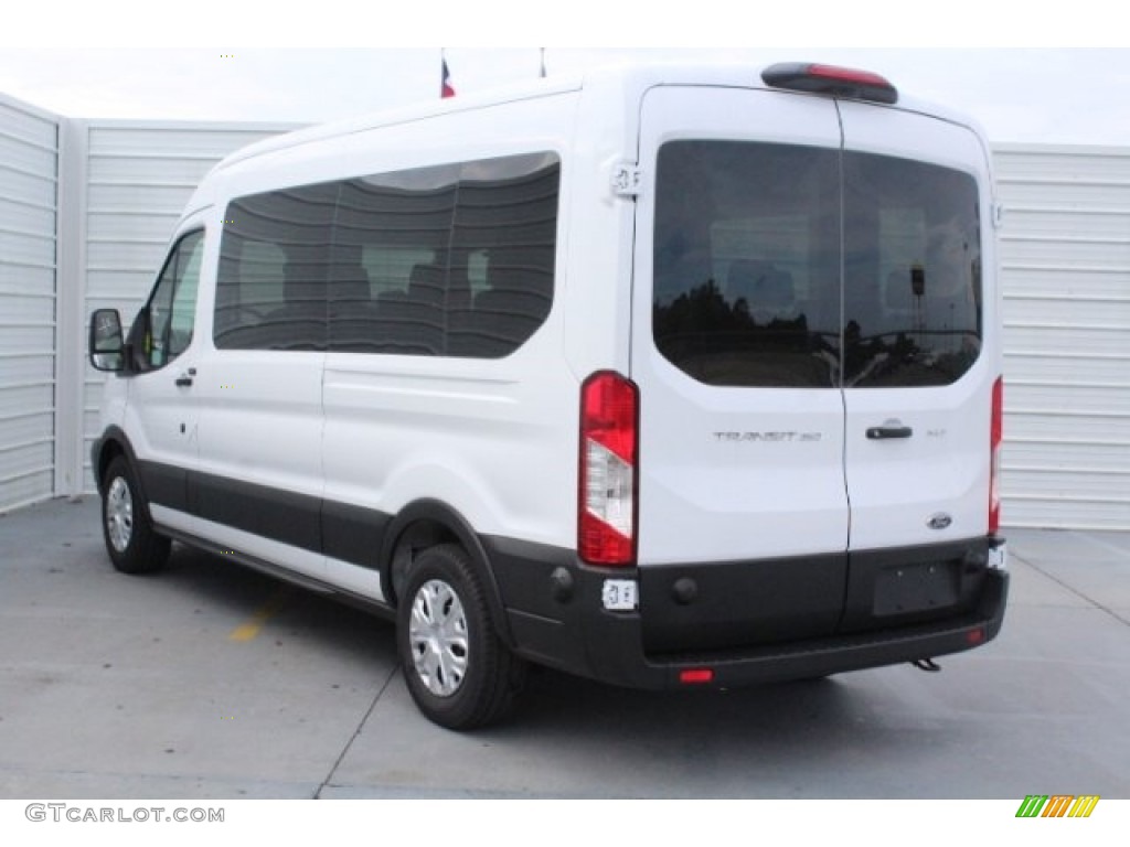2019 Transit Passenger Wagon XLT 350 MR Long - Oxford White / Charcoal black photo #7