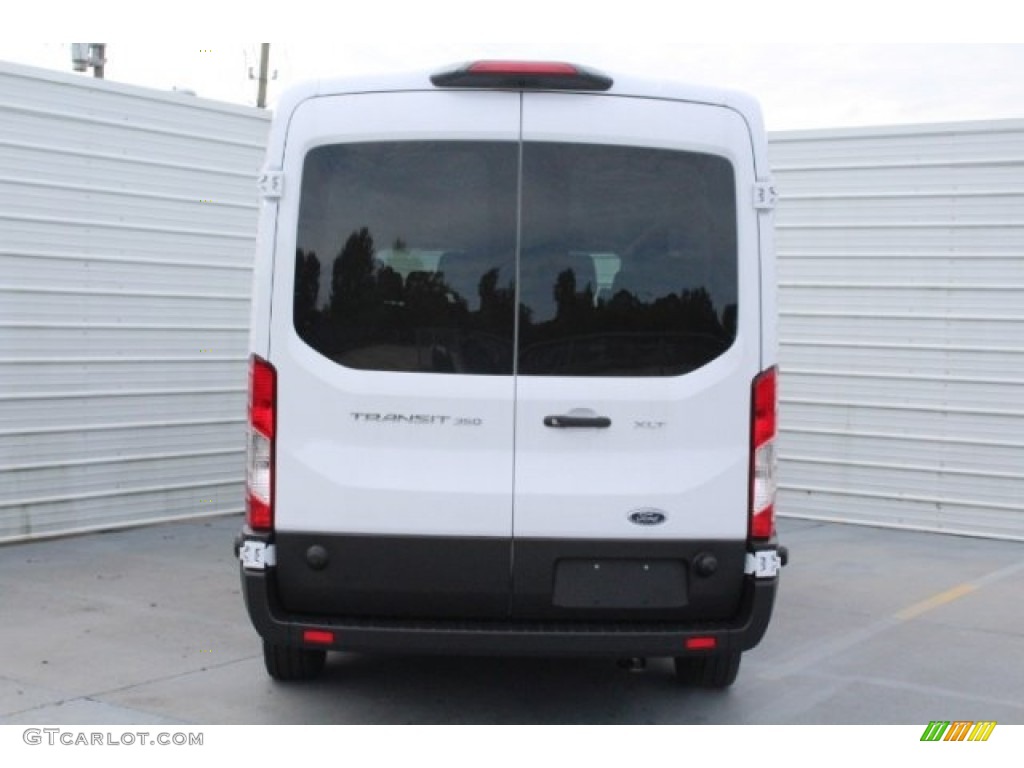 2019 Transit Passenger Wagon XLT 350 MR Long - Oxford White / Charcoal black photo #8