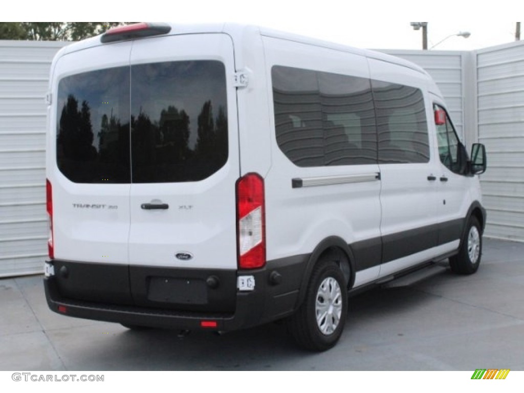 2019 Transit Passenger Wagon XLT 350 MR Long - Oxford White / Charcoal black photo #9