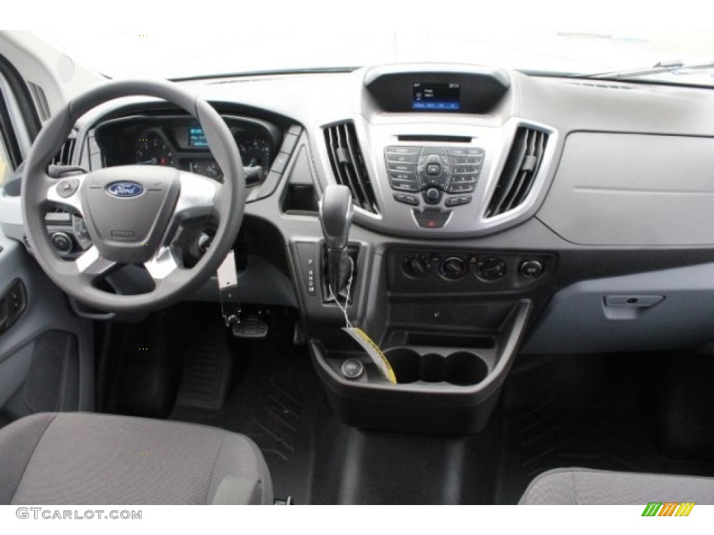 2019 Transit Passenger Wagon XLT 350 MR Long - Oxford White / Charcoal black photo #27