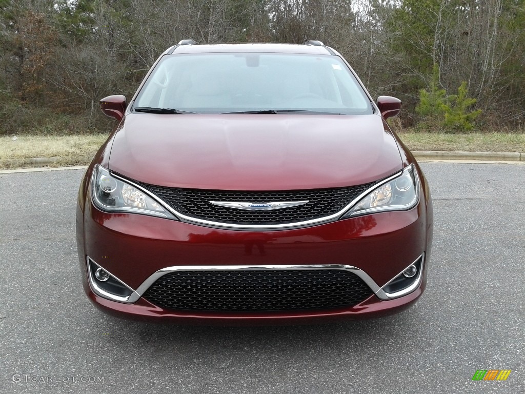 2018 Pacifica Touring L - Velvet Red Pearl / Cognac/Alloy/Toffee photo #3