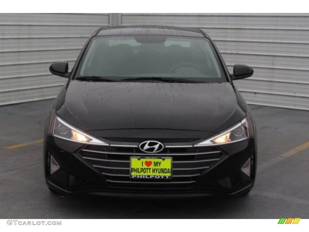 2019 Elantra SE - Phantom Black / Black photo #2