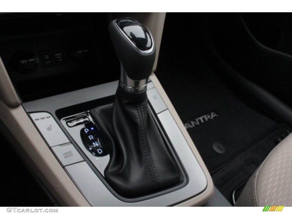 2019 Elantra SEL - Quartz White Pearl / Beige photo #18