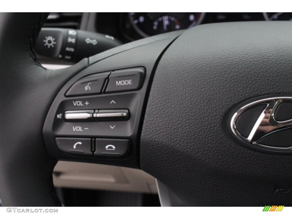 2019 Elantra SEL - Quartz White Pearl / Beige photo #19
