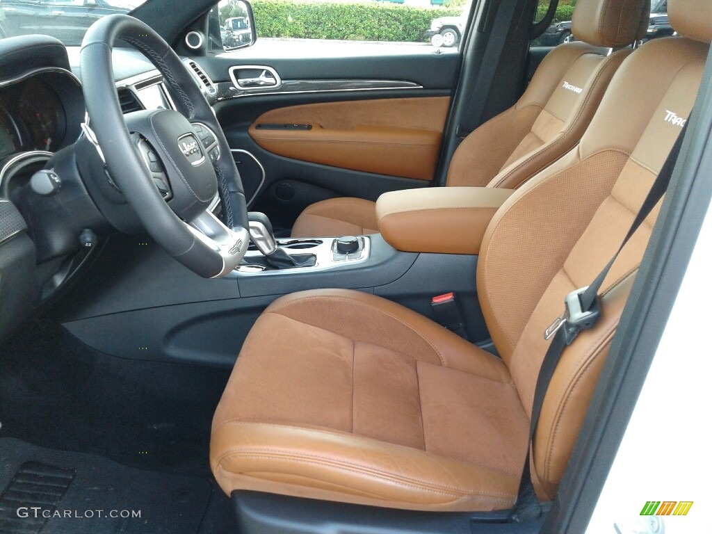 Black/Sepia Interior 2018 Jeep Grand Cherokee Trackhawk 4x4 Photo #130403723