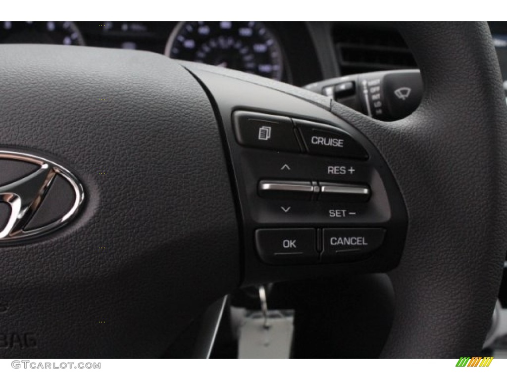 2019 Elantra SEL - Quartz White Pearl / Black photo #19