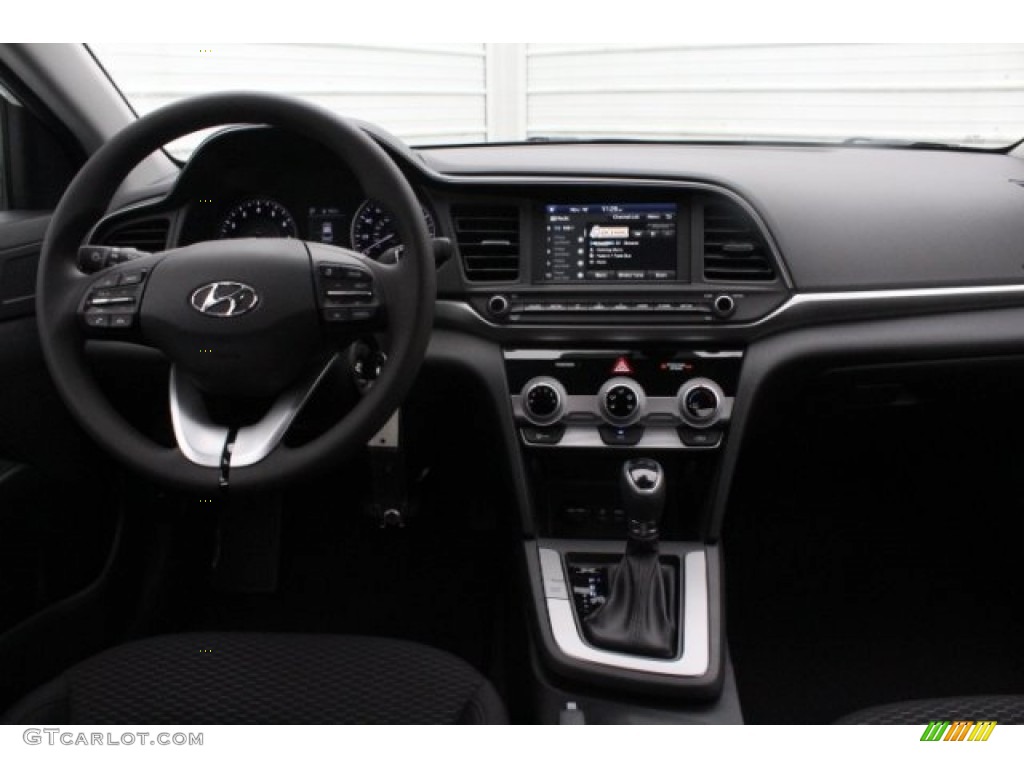 2019 Elantra SEL - Quartz White Pearl / Black photo #24
