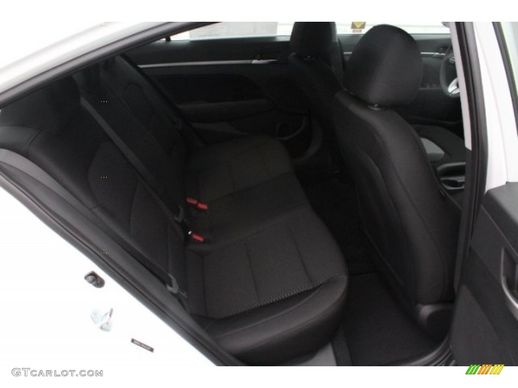 2019 Elantra SEL - Quartz White Pearl / Black photo #28