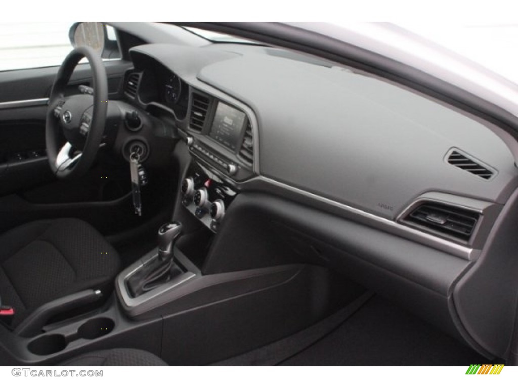 2019 Elantra SEL - Quartz White Pearl / Black photo #30