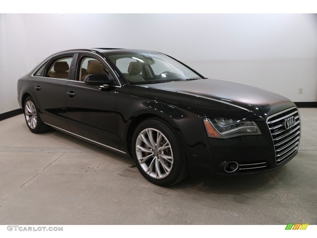 2014 Phantom Black Pearl Effect Audi A8 L 3.0T quattro 130390691 Photo