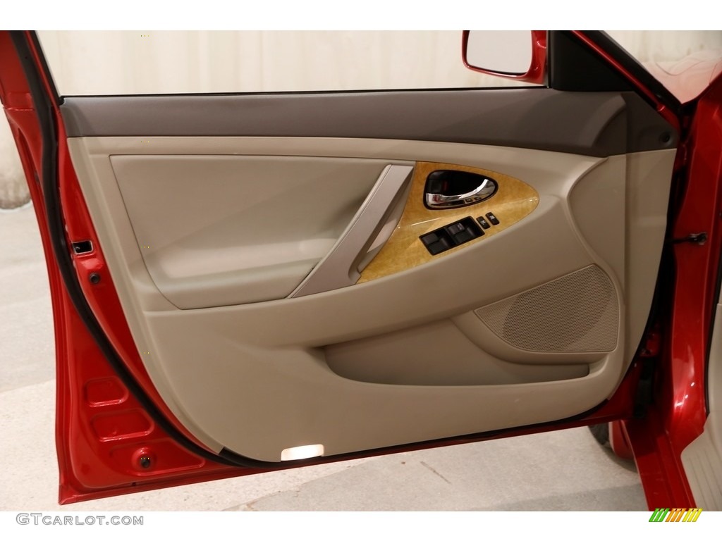 2007 Camry XLE V6 - Barcelona Red Metallic / Bisque photo #4