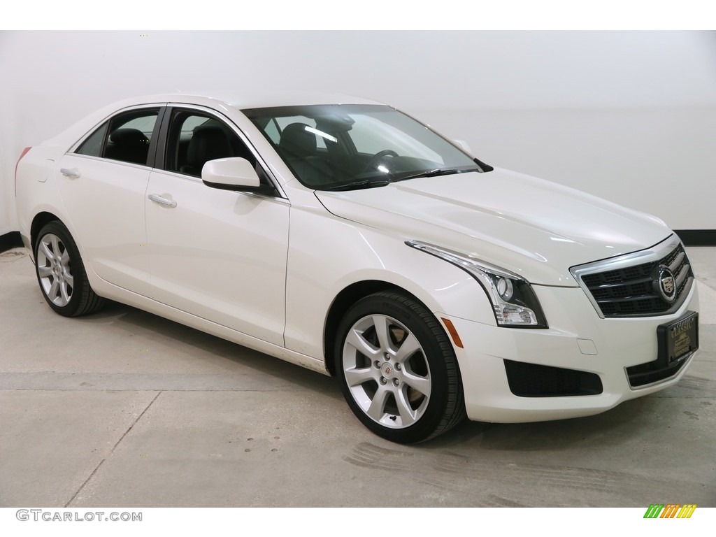 2014 ATS 2.0L Turbo AWD - White Diamond Tricoat / Jet Black/Jet Black photo #1