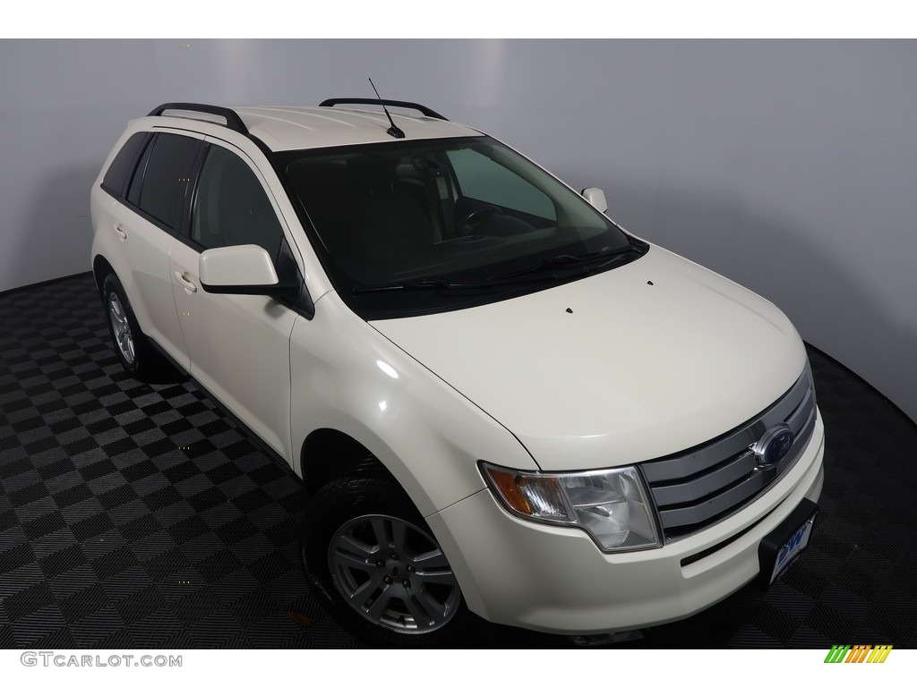 2008 Edge SEL - White Sand Tri-Coat Metallic / Charcoal photo #2