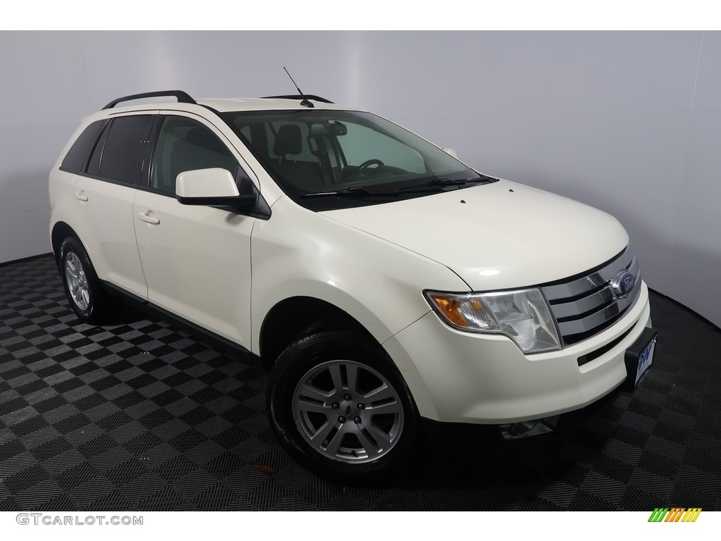 2008 Edge SEL - White Sand Tri-Coat Metallic / Charcoal photo #4