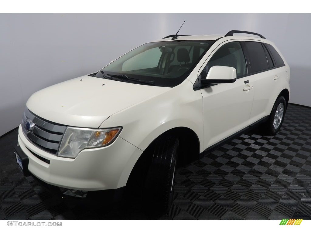 2008 Edge SEL - White Sand Tri-Coat Metallic / Charcoal photo #6