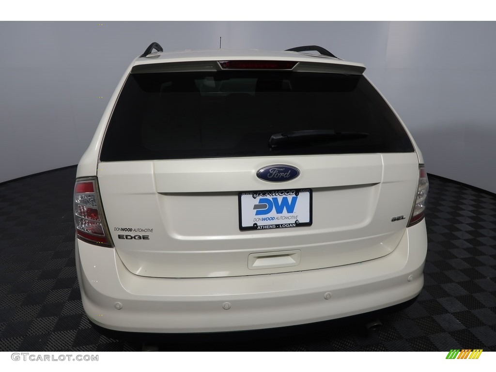 2008 Edge SEL - White Sand Tri-Coat Metallic / Charcoal photo #10