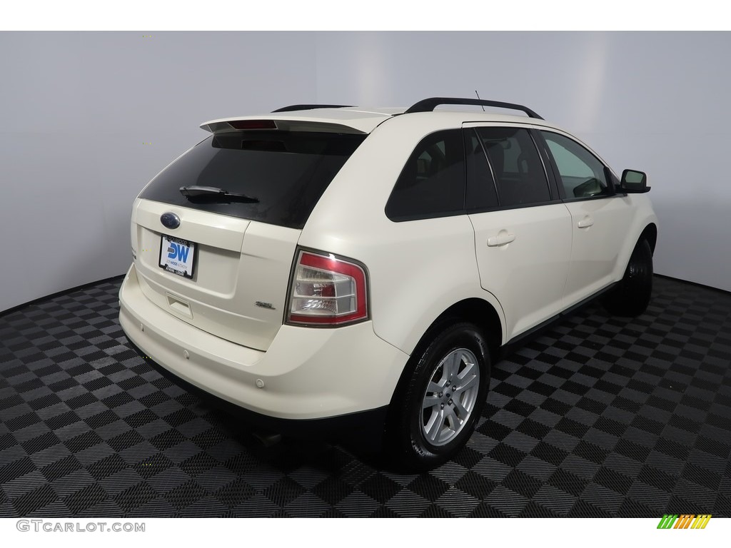2008 Edge SEL - White Sand Tri-Coat Metallic / Charcoal photo #11