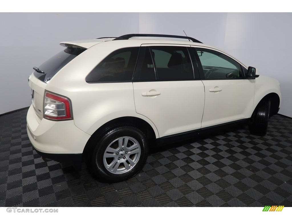 2008 Edge SEL - White Sand Tri-Coat Metallic / Charcoal photo #12