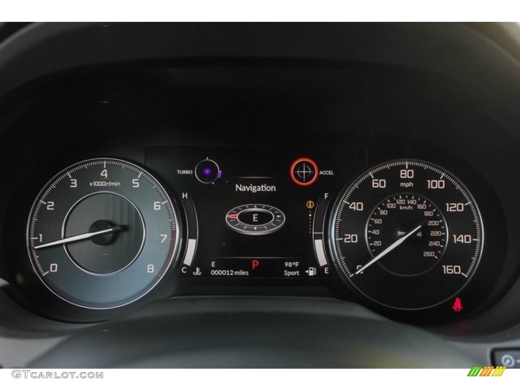 2019 Acura RDX Advance AWD Gauges Photo #130407008