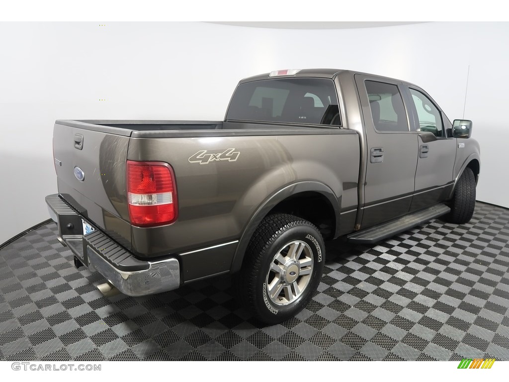 2005 F150 Lariat SuperCrew 4x4 - Dark Shadow Grey Metallic / Black photo #11