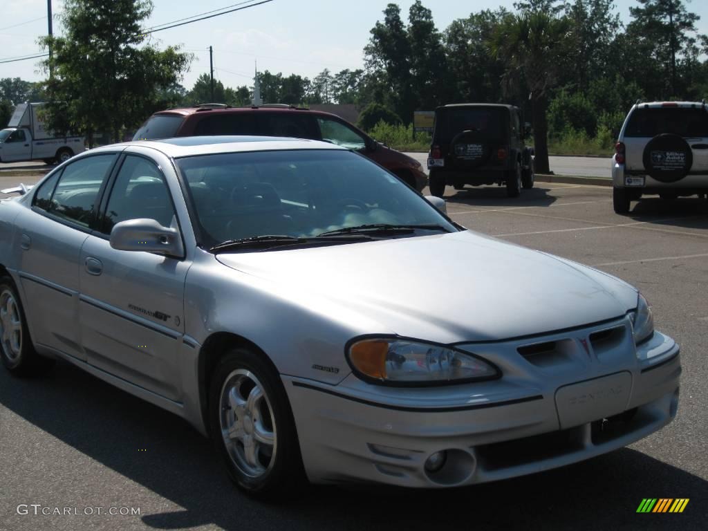 2001 Grand Am GT Sedan - Galaxy Silver Metallic / Dark Pewter photo #4