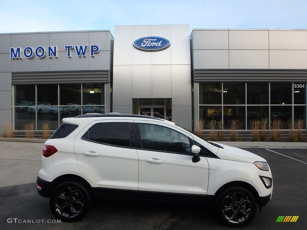 2018 EcoSport SES 4WD - Diamond White / Ebony Black/Copper photo #1