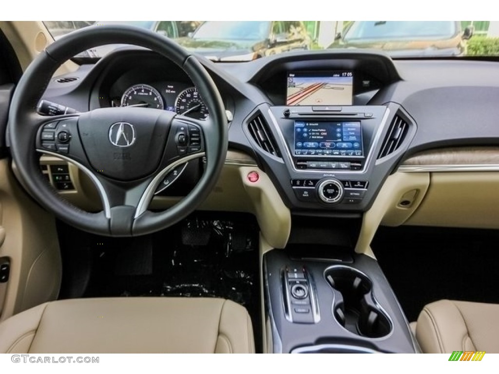 2019 Acura MDX Technology SH-AWD Parchment Dashboard Photo #130415606