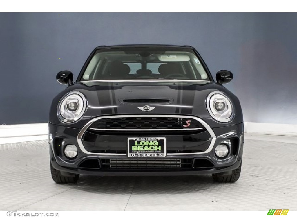 2018 Clubman Cooper S - Thunder Grey Metallic / Cross Punch/Pure Burgundy photo #2